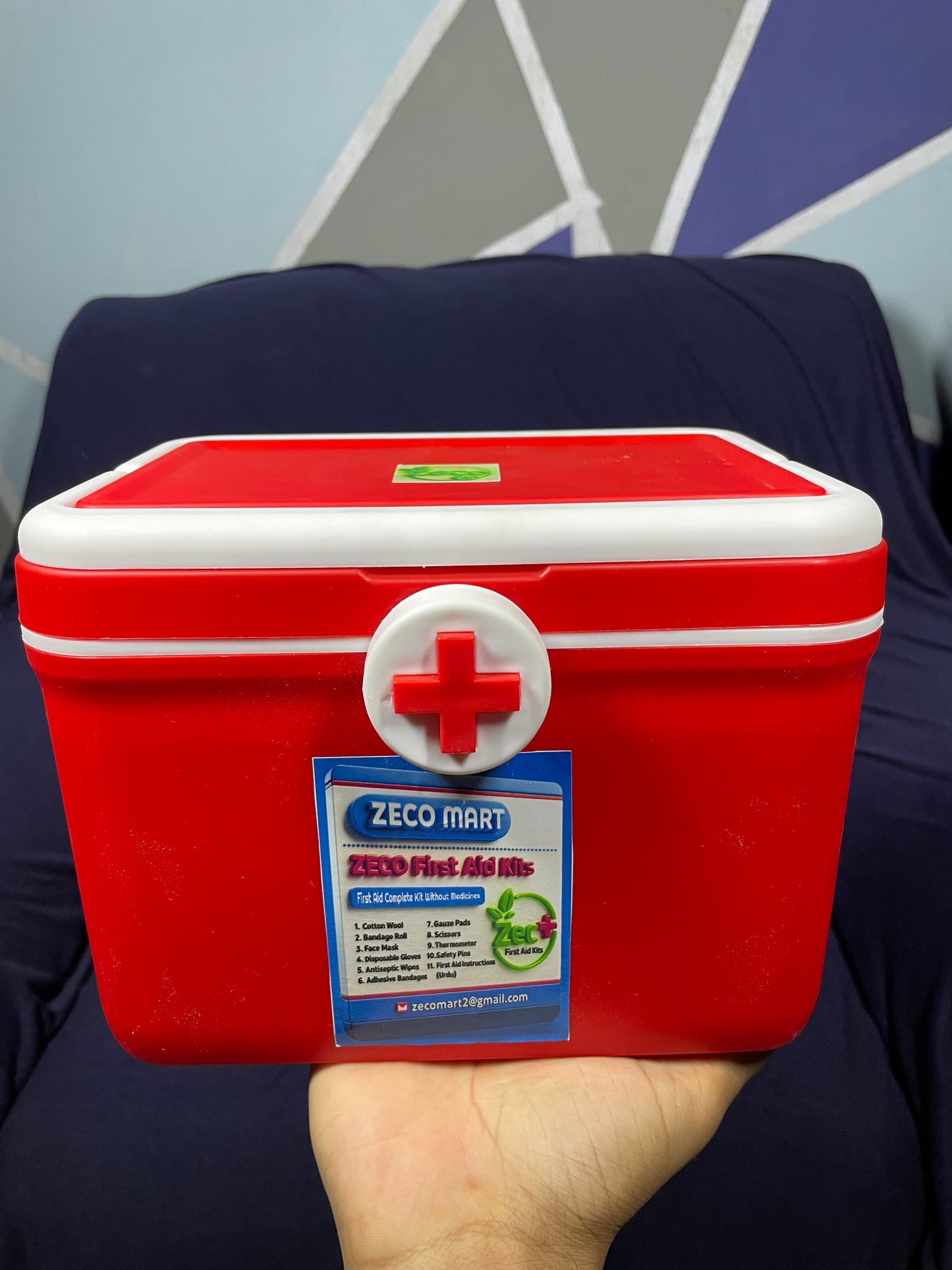 Compact First Aid Kit Box.